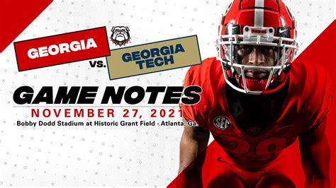 Football Game Notes: Georgia Renews Rivalry with Auburn.